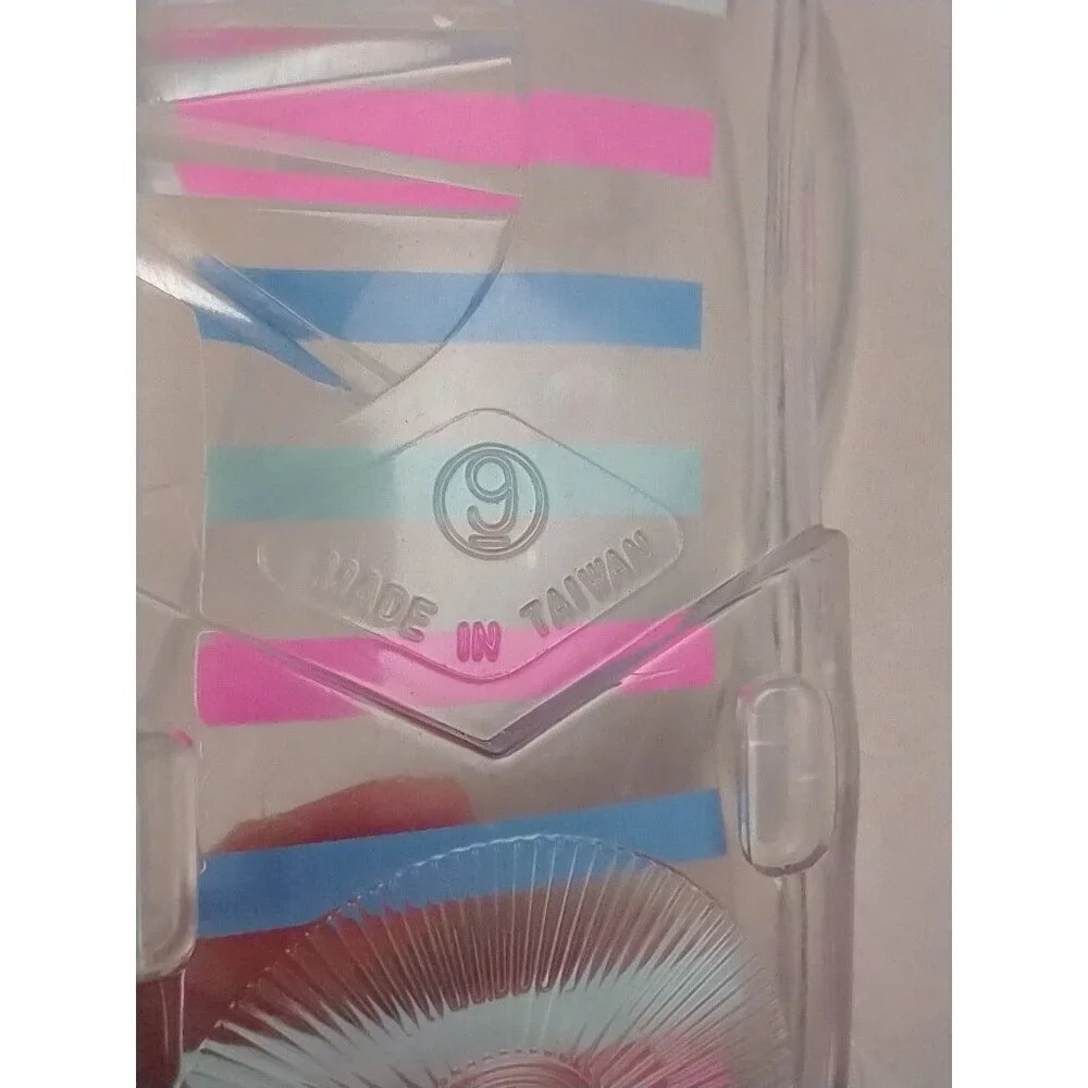 Vineyard Vines Jelly Flip‎ Flops Women’s Size 9 Pastel Striped Pink Blue